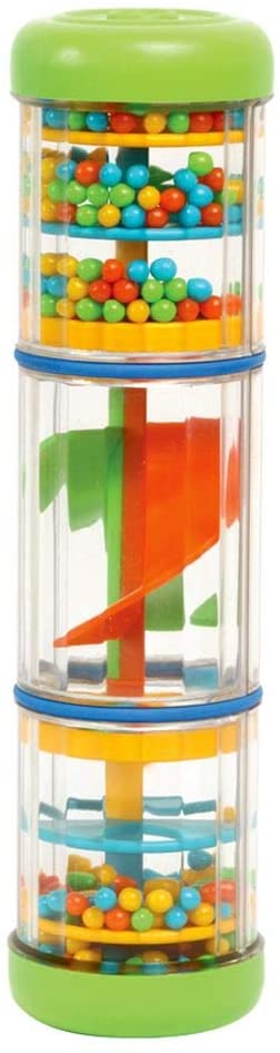 Spring Rainmaker Instrument Halilit Rainbospinner Musical Instrument. Rainbow Rainmaker Shaker ...