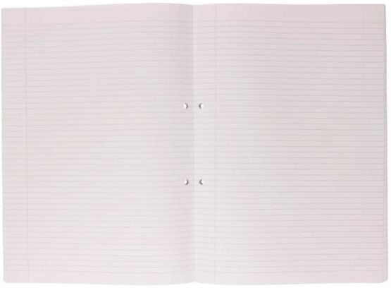 RHINO Stationery A4 Refill Pad 320 Page | 6mm Ruled with Margin | Headbound Notepad | Yellow | School Notepad Premium Writing Paper - Image 2
