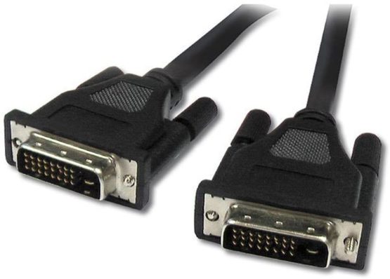 Connectland 0108074 10m Male to Male DVI-D Dual Link Cable
