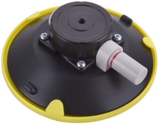 IMT 6" Mounting Vacuum Suction Cup with 5/16"-18 Female Thread, Samll Hand Pump Glass Sucker, Glass Sucking Tool/Car Sucker for Camera