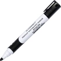 Q Connect Bullet Tip Premium Whiteboard Marker (Pack of 10)- Black