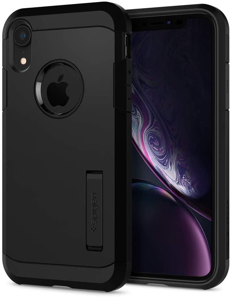 Spigen Tough Armor Case Compatible with iPhone XR - Black