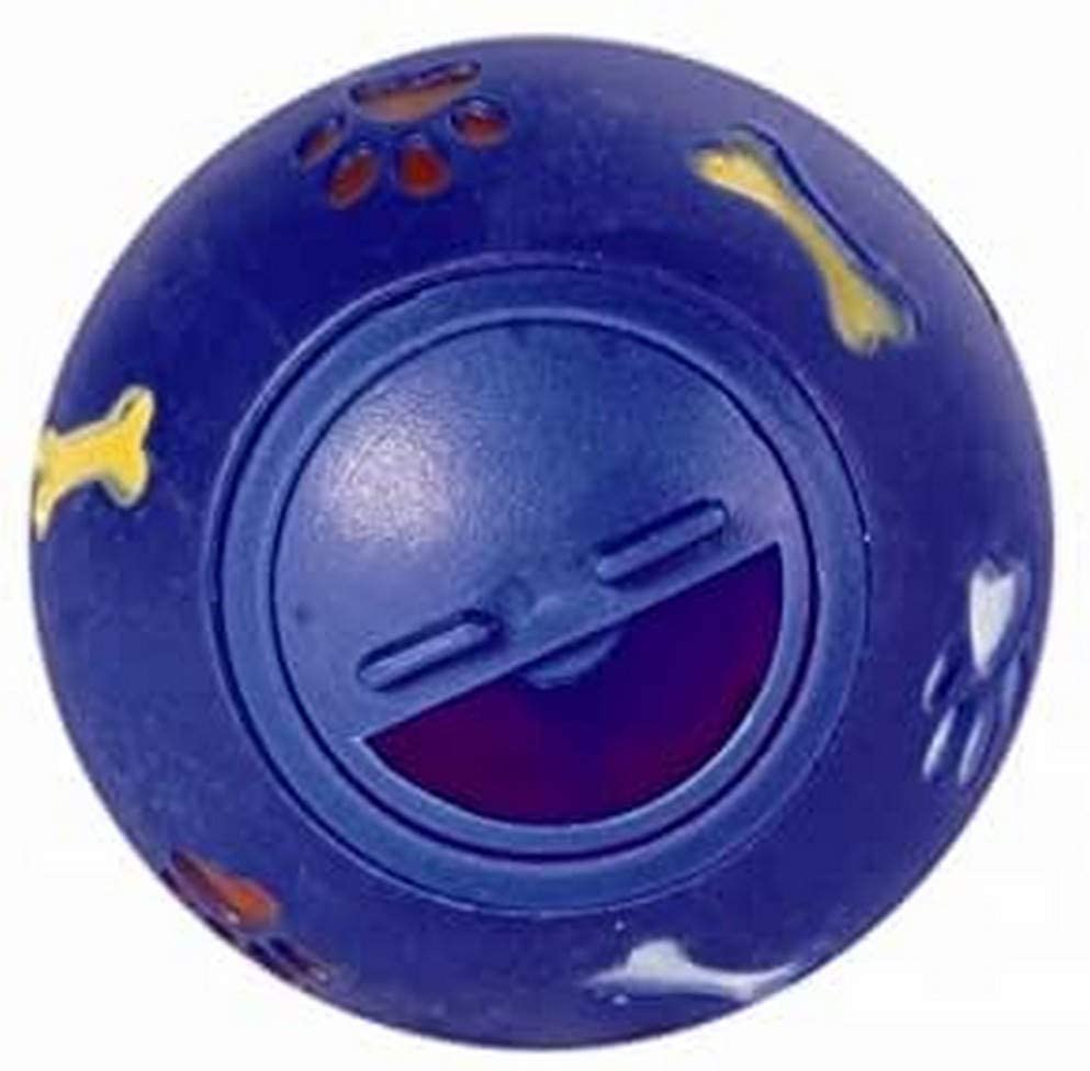 TRIXIE Snack Ball - Intelligence toy for dogs - Adjustable opening - Hard plastic - Dark blue - diameter 11 cm - 3490