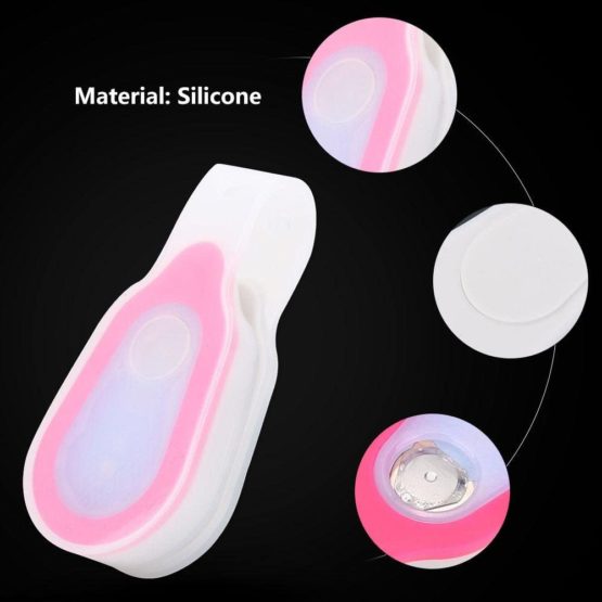 Hand Free LED Flashlight Clip On to Clothing,2pcs Waterproof Outdoor Portable LED Magnet/Magnetic Lights Mini Night Light Running Button Silicone Clip Lamp for Camping, Hiking, Climbing, Dog Walking - Image 2