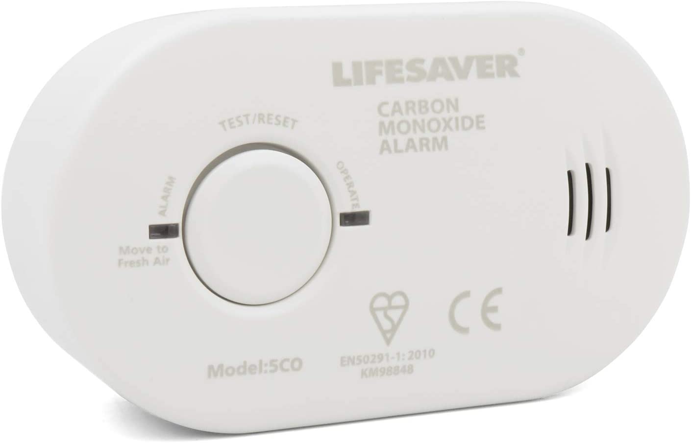 Kidde Lifesaver Carbon Monoxide Alarm 5CO Twin Pack, White - Image 3
