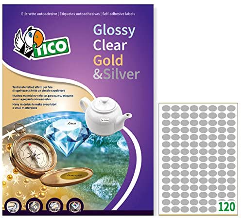 Tico Italia SL4-2216 Glossy Labels, 22 x 16, Silver - Image 3