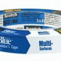 3M Scotch-Blue 2090 Safe-Release Crepe Paper Multi-Surfaces Painters Masking Tape, 27 lbs/in Tensile Strength, 60 yds Length x 3/4" Width, Blue