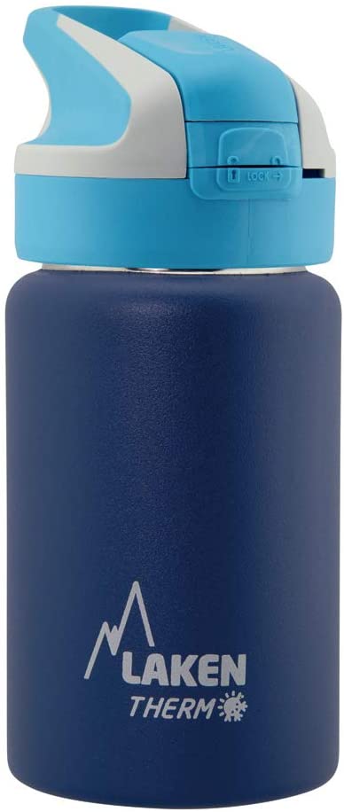 Laken Unisex - Adult Thermos Flask-TS3A Thermos Flask, Blue, 18/8-0.35L, 355 ml