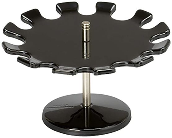 MAUL Round Version Premium Stamp Holder Metal Stamp Rack for 12 Stamps - Black
