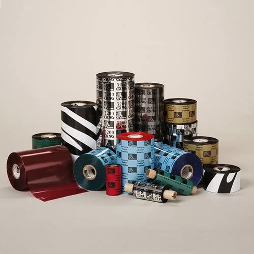 Zebra 03200BK04045 Ribbon 3200 Wax/Resin 40 mm 450 m C-25 mm Box of 6