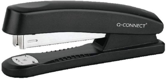 Q-Connect Full Strip Plastic Stapler, Black - Image 2