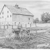 Royal & Langnickel 9 x 11 inch Country Wagon Pre-Printed Sketching Made Easy Drawing Set