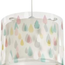 Dalber Multi-Coloured E27 Hanging Lamp with Coloured Rain Design