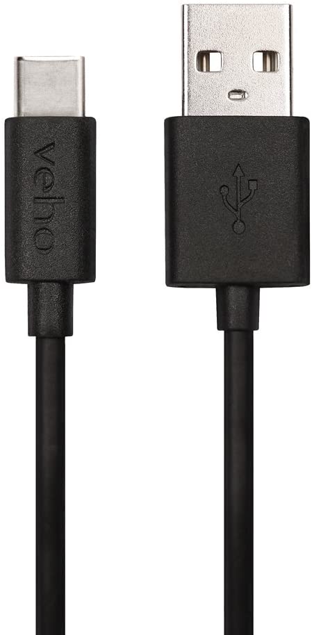 Veho Pebble 20cm USB-C Cable - Black , VCL-002-C-20CM, 0.2m / 0.7ft - Image 2