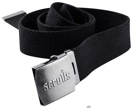 Scruffs T50304 Cotton Adjustable Clip Belt Black One Size