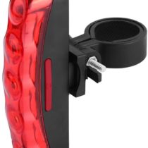 Bike Taillight, Waterproof Cycling Safety Warning Taillights 5 LED Warning Rear Lamp Bike Back Light for Bicycle Night Riding Cycling Safety Warning Strobe