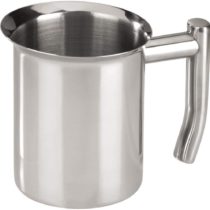 Xavax 1-Piece Stainless Steel Milk Jug for Cappuccino - Silver