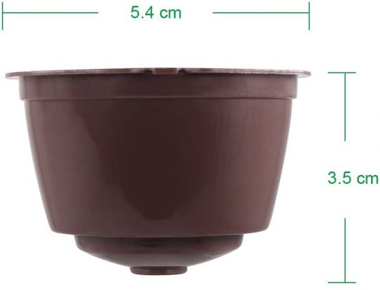 Dolce Gusto Coffee Reusable Refillable Pods 3 pcs, Dolce Gusto Machines Coffee Pod Compatible Filter Cups BPA Free Coffee Pods for Dolce Gusto with 1 Plastic Spoon and 1 Cleaning Brush - Image 4