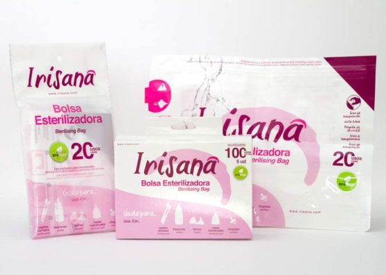 Irisana 7243 – Sterilizer Bag for Microwaves, White, Pack of 5 - Image 2