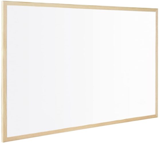 Q-Connect Wooden Frame 400 x 600 mm Whiteboard