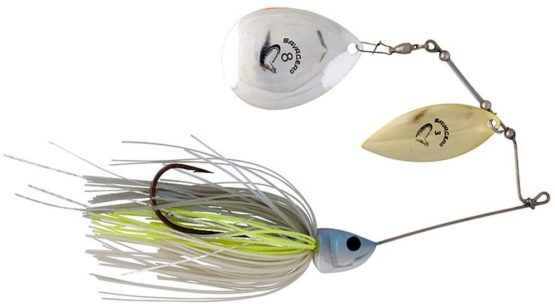 Savage Gear Lure Da'Bush Spinnerbait #3 - Yellow Silver Holo Flame