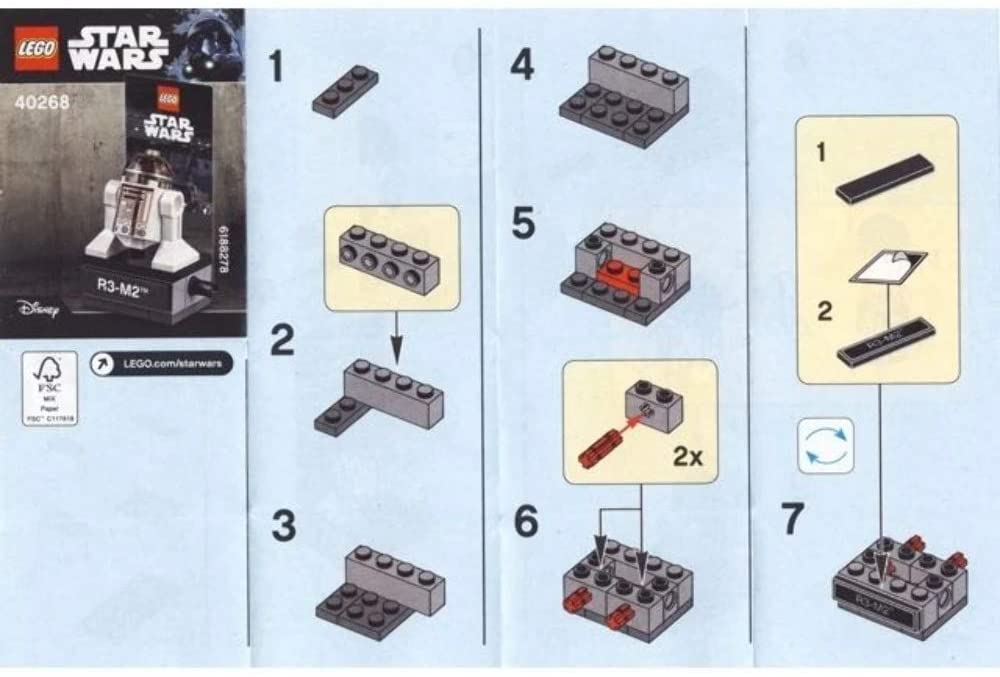Lego Star Wars R3-M2 40268, Multicolor - Image 2