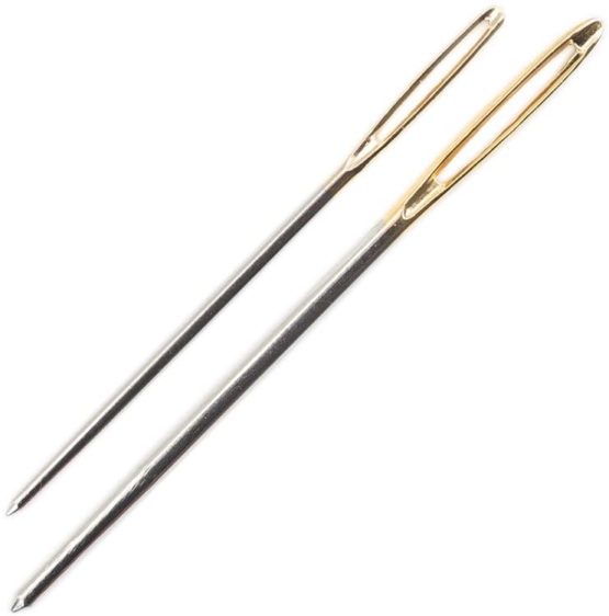 Pony Gold Eye Sewing Needles for Knitters, Metal, Multi-Colour