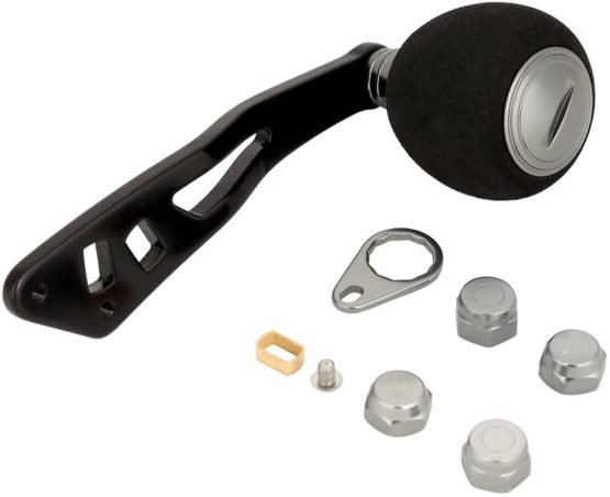 Dioche Reel Fishing Reel Handle, EVA Knob with Fishing Reel Handle with Accessories Spare Parts for Low Profile Reel