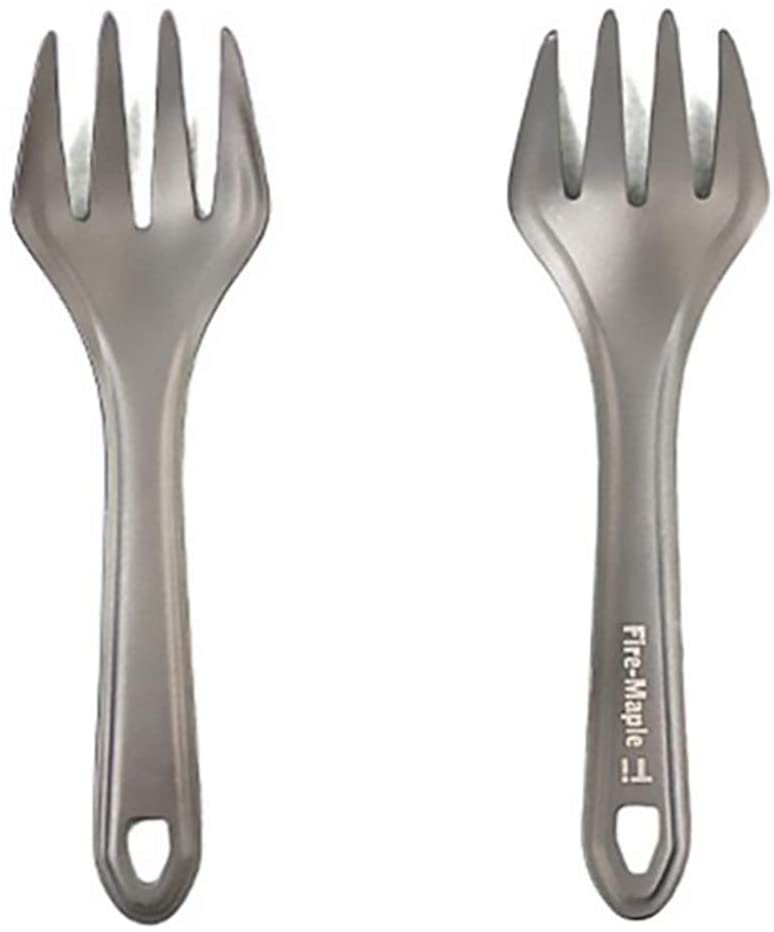 Fire Maple FMT-T20 Titanium Fork, Silver