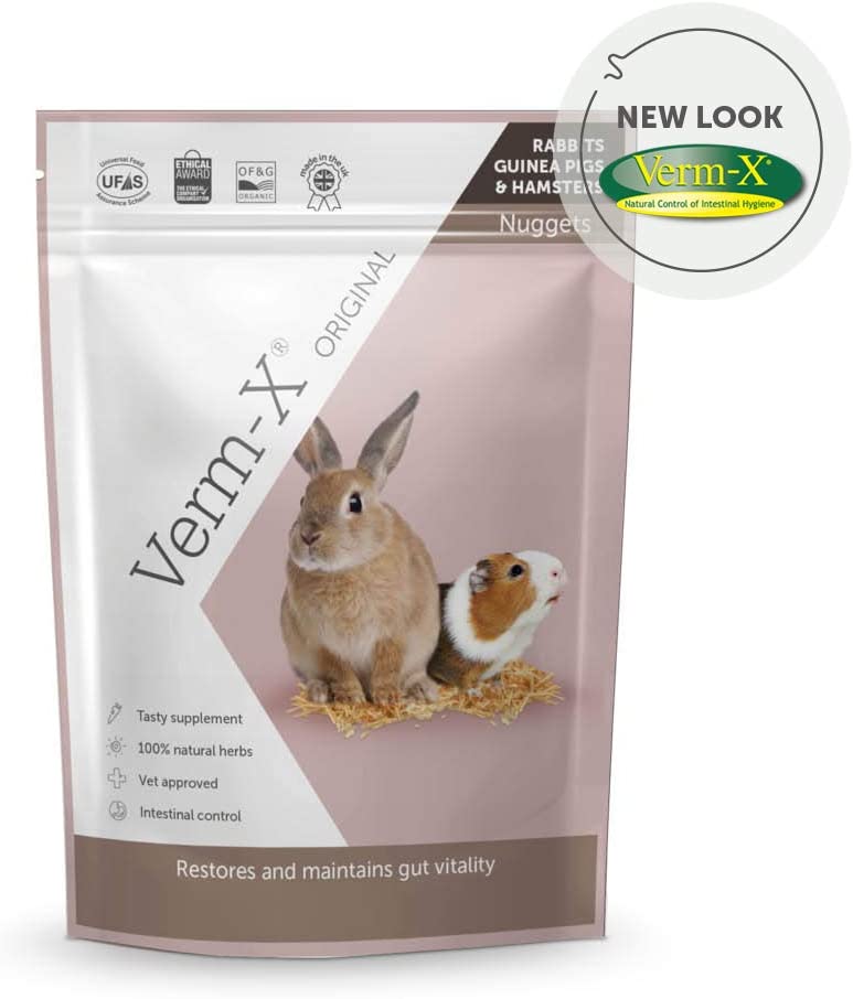 Verm-x Nuggets For Rabbits and Small Pets 180g, 180 g (Pack of 1)