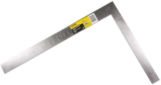 STANLEY Carpenters Steel Roofing Square 600 x 400 mm 1-45-530