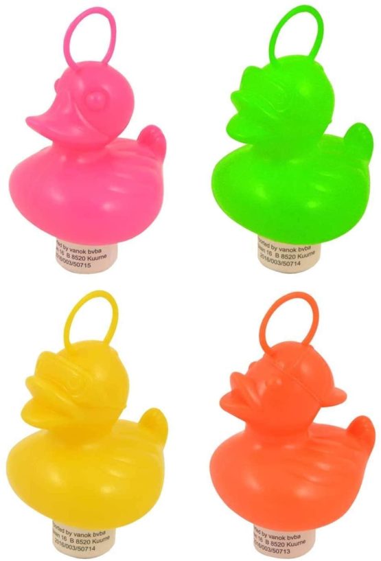 Henbrandt 20 Weighted 7cm Plastic Ducks with Hooks - Assorted Colours