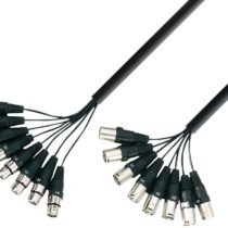 Adam Hall 3 Star Series 3m 8x XLR Male to 8x XLR Female Multicore Cable