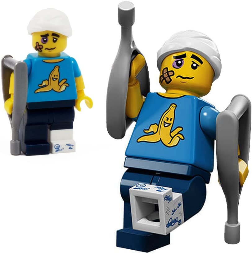 LEGO Clumsy Guy Minifigure - Hospital Patient