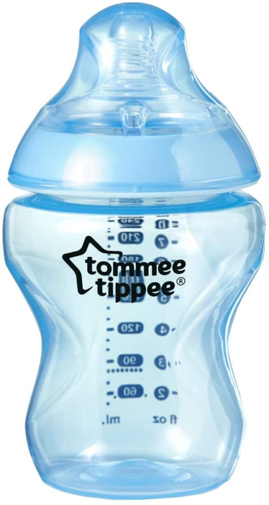 Tommee Tippee Closer to Nature® Newborn Baby Bottle Starter Set, Breast-like Teats with Anti-Colic Valve, Blue - Image 2