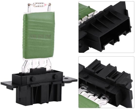 Blower Motor Resistor, Car Heater Resistor Blower Motor Resistor with Wiring Harness for Corsa D 2006-2011; for Grande Punto 2005-2012; for Punto Evo 2009-2011; for Qubo after 2008 - Image 2