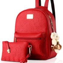 NICOLE&DORIS Backpack for Women Fashion Rucksack Schoolbags Anti-theft Daypack Ladies Handbags 2pcs Girl Backpack Set