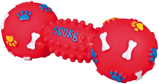 Trixie Vinyl Dumbbell for Dog, 25 cm, Pack of 1 - Image 2