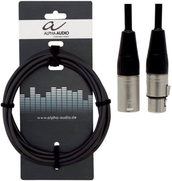 GEWA Alpha Audio 190655 Pro Line Lautsprecherkabel (3 m, XLR Stecker auf XLR Buchse)