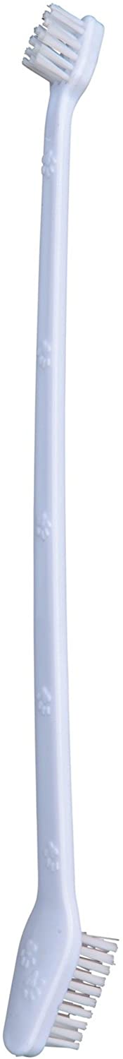 TRIXIE toothbrush set for dogs and cats - 4 pieces - 23 cm - red and blue - targeted cleaning of all teeth - 2558 - Image 4