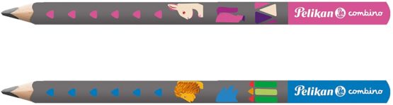 Pelikan 811217 Combino Starter Set with Learning Pencil, Eraser and Sharpener, Assorted Colours, 1 Set - Image 3