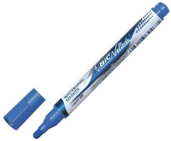 BIC Velleda Pocket Whiteboard Pen Blue single