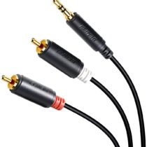 3.5mm to 2-Male RCA, Benfei RCA to Audio Stereo Cable - 1.83 Meter
