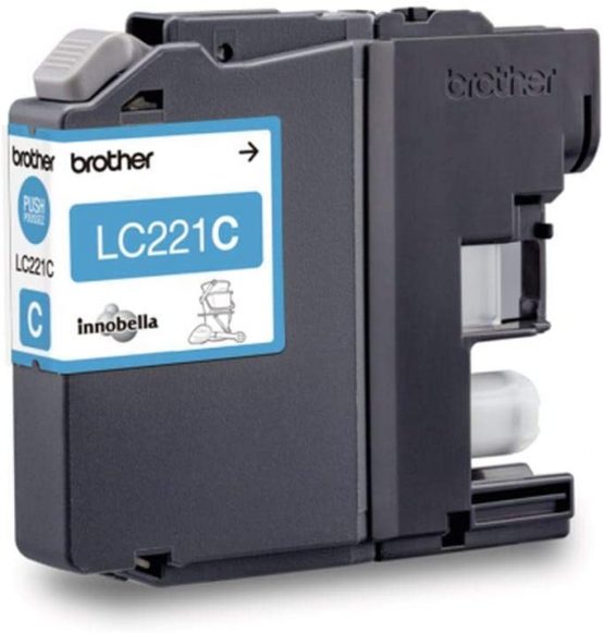 Brother LC-221C Inkjet Cartridge, Cyan, Single Pack, Standard Yield, Includes 1 x Inkjet Cartridge, Brother Genuine Supplies - Image 3
