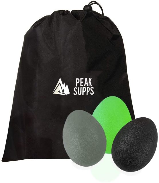 Peak Supps Hand Grip Strengthener Balls - Soft Medium & Firm - Squeeze Ball
