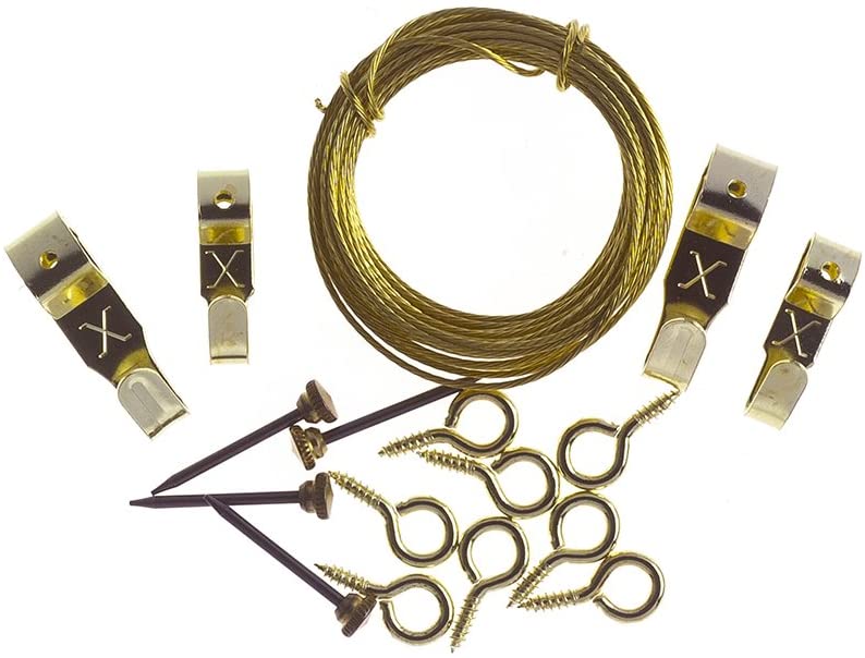 X Picture Kit 4 hooks/3m Wire, Blister Pack - 12880, Silver, 1 - Pack - Image 2