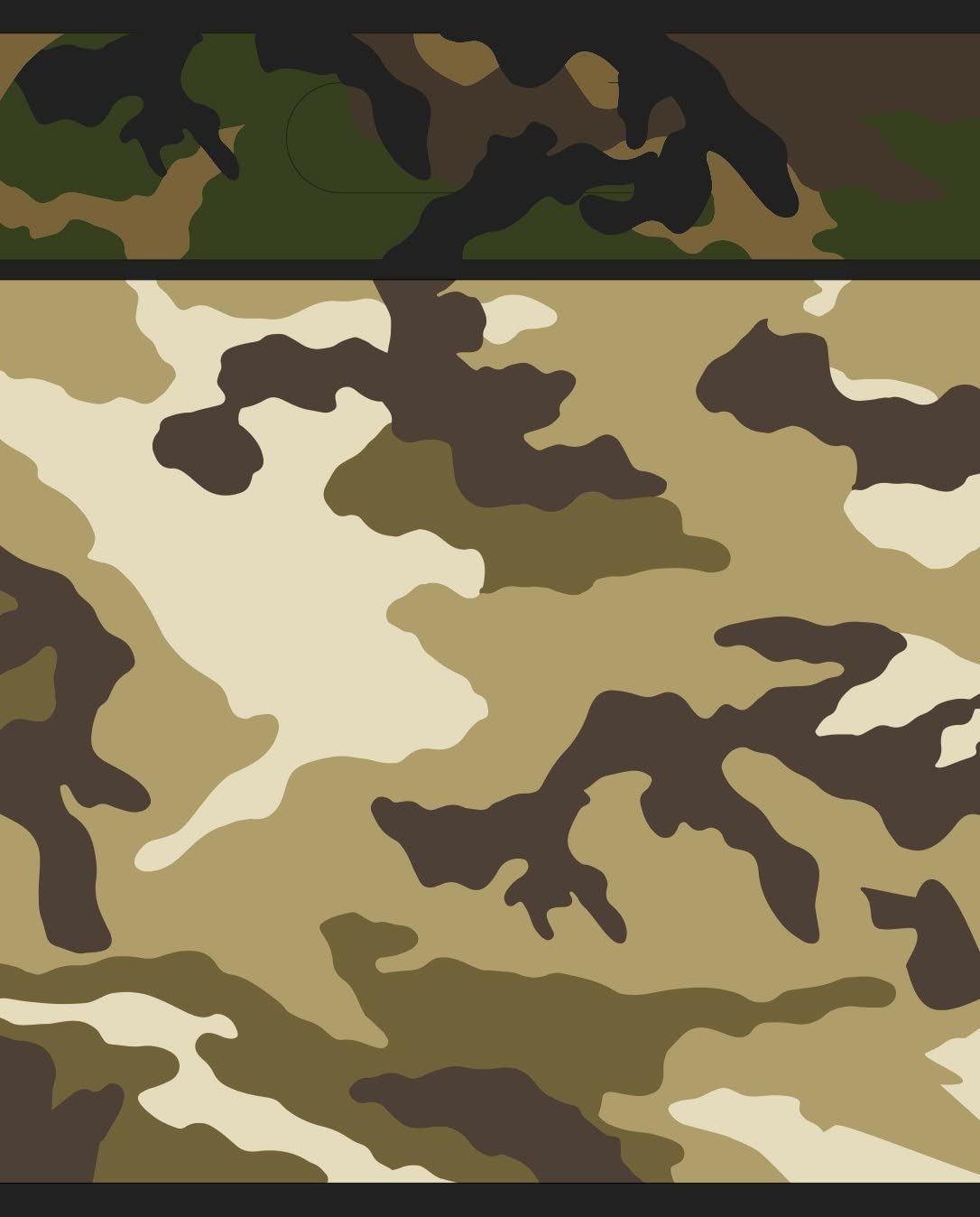 Unique Party 48533 - Military Camo Party Bags, Pack of 8, Green, 9” x 7.5” - Image 2