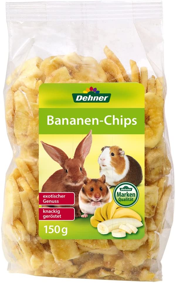 Dehner 2 Apple Chips Snack Fruit Mix for Rodents Banana Chips & Strawberry Basket (490 g) - Image 4