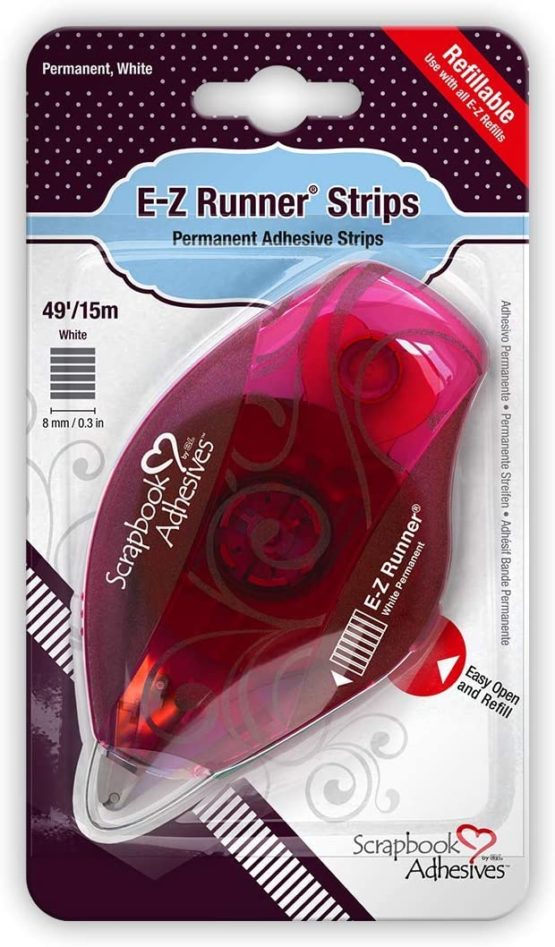 SCRAPBOOK ADHESIVES BY 3L E-Z Runner Strips Refillable, 49ft/15m