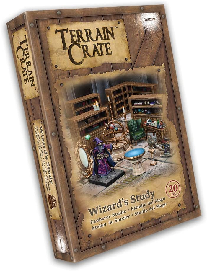 Mantic TerrainCrate: Wizard's Study Games, Multicolor